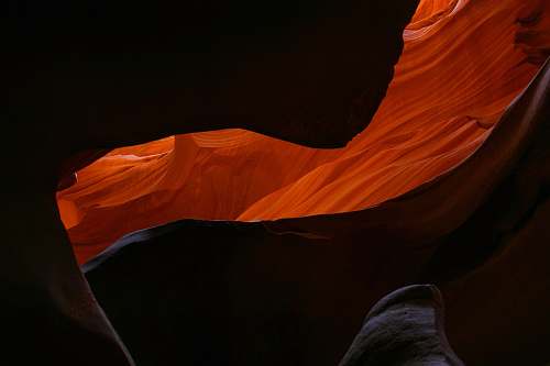 red landscape photography of canyon nature